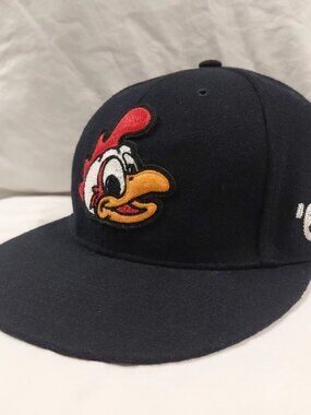 Chick-fil-A Black 50% Wool Adjustable Strapback Hat ‘67 Patch Doodle Logo Mascot